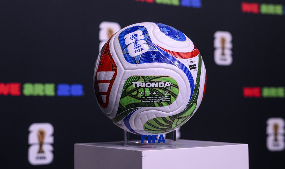 Trionda é anunciada como a nova Bola para a Copa do Mundo de 2026 — Foto: Divulgação/Adidas