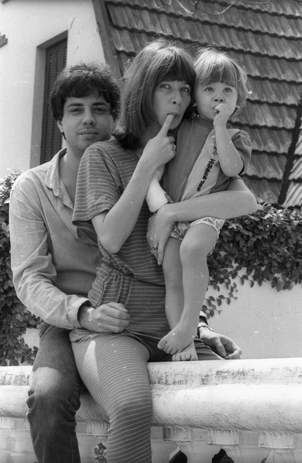 Beto Lee com a mãe, Rita, e o pai, Roberto de Carvalho  — Foto: Antonio Carlos Piccino 