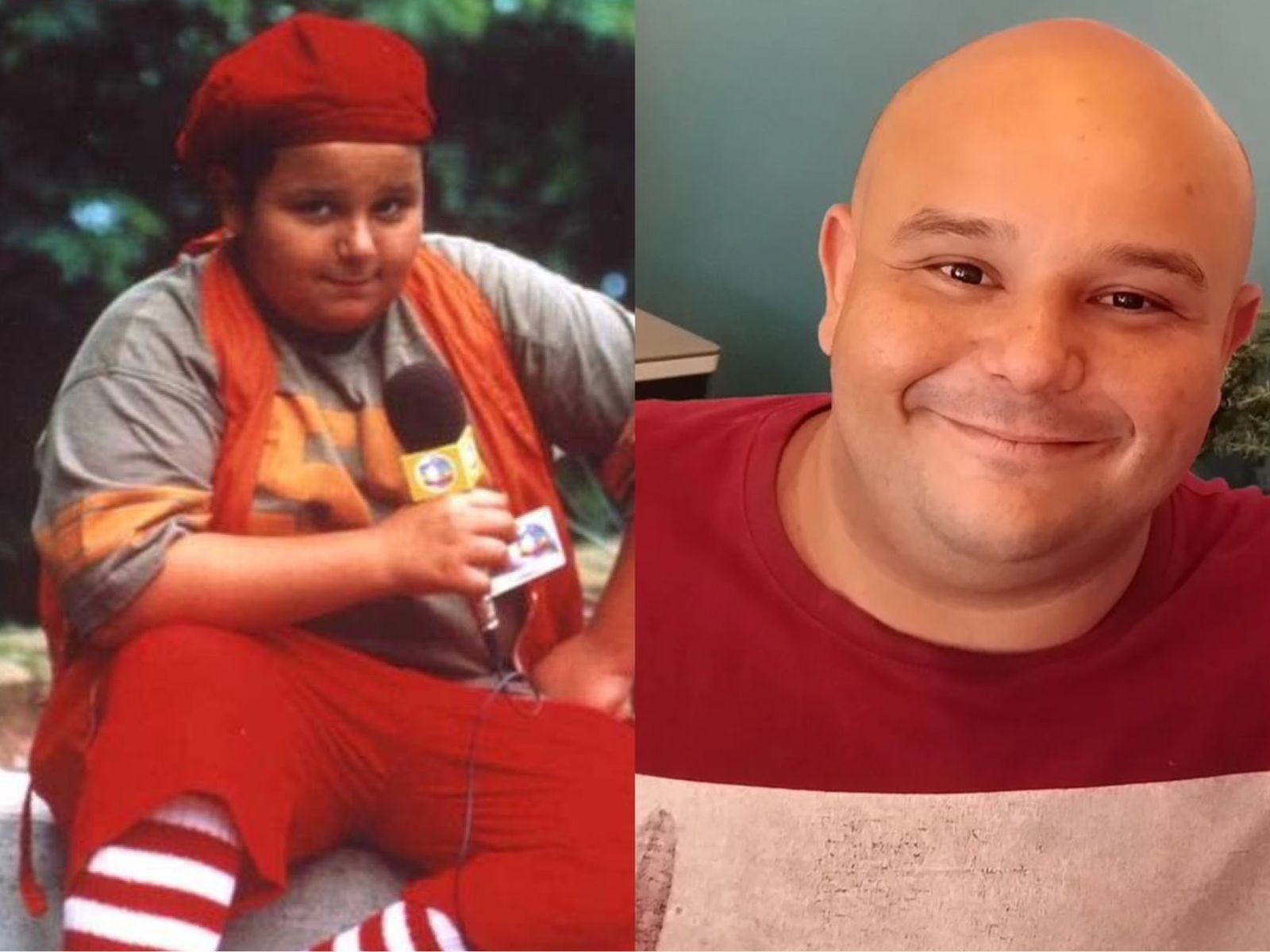 Conhecido como Matraca da "TV Globinho", Edmundo Albrecht também apresentou o programa naquela época. Hoje ele virou cineasta com especialização em produção e direção — Foto: Reprodução