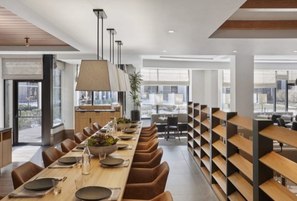 Hotel The Ridge, em Nova Jersey, que serve de concentração para seleção brasileira — Foto: Divulgação