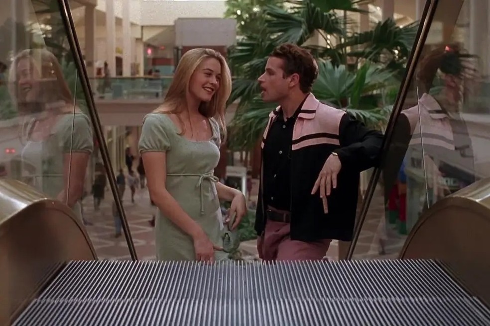 Justin Walker e Alicia Silverstone em cena de "As patricinhas de Beverly Hills" — Foto: Divulgação / Paramount Pictures