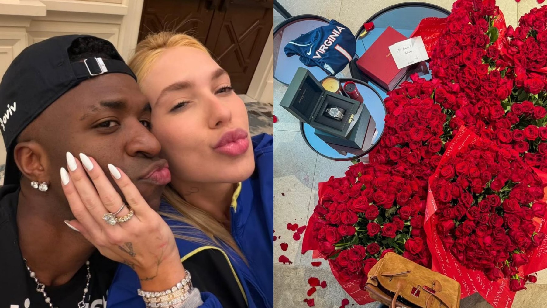 Virgínia Fonseca exibe relógio de luxo dado por Vini Jr.; saiba quanto custa o presente