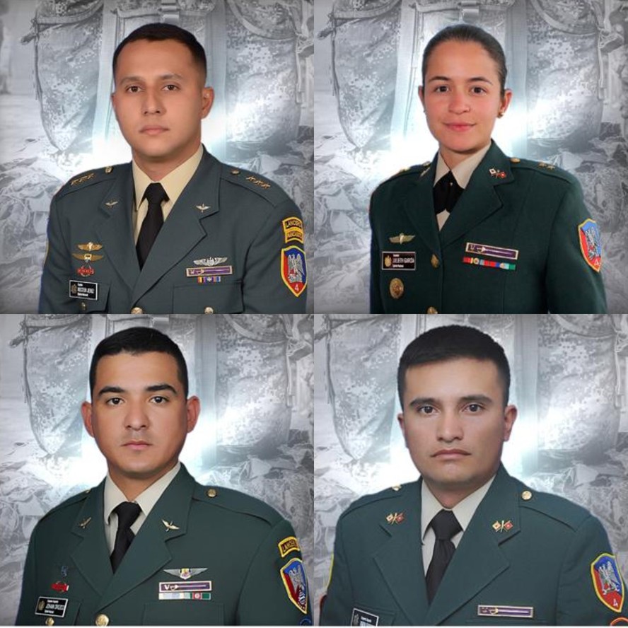 Soldados do exército colombianos mortos em queda de helicóptero cumpriam missões de abastecimento