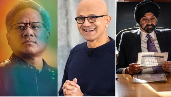 CEOs da Nvidia e da Microsoft entram para a lista das 100 pessoas mais influentes da revista Time