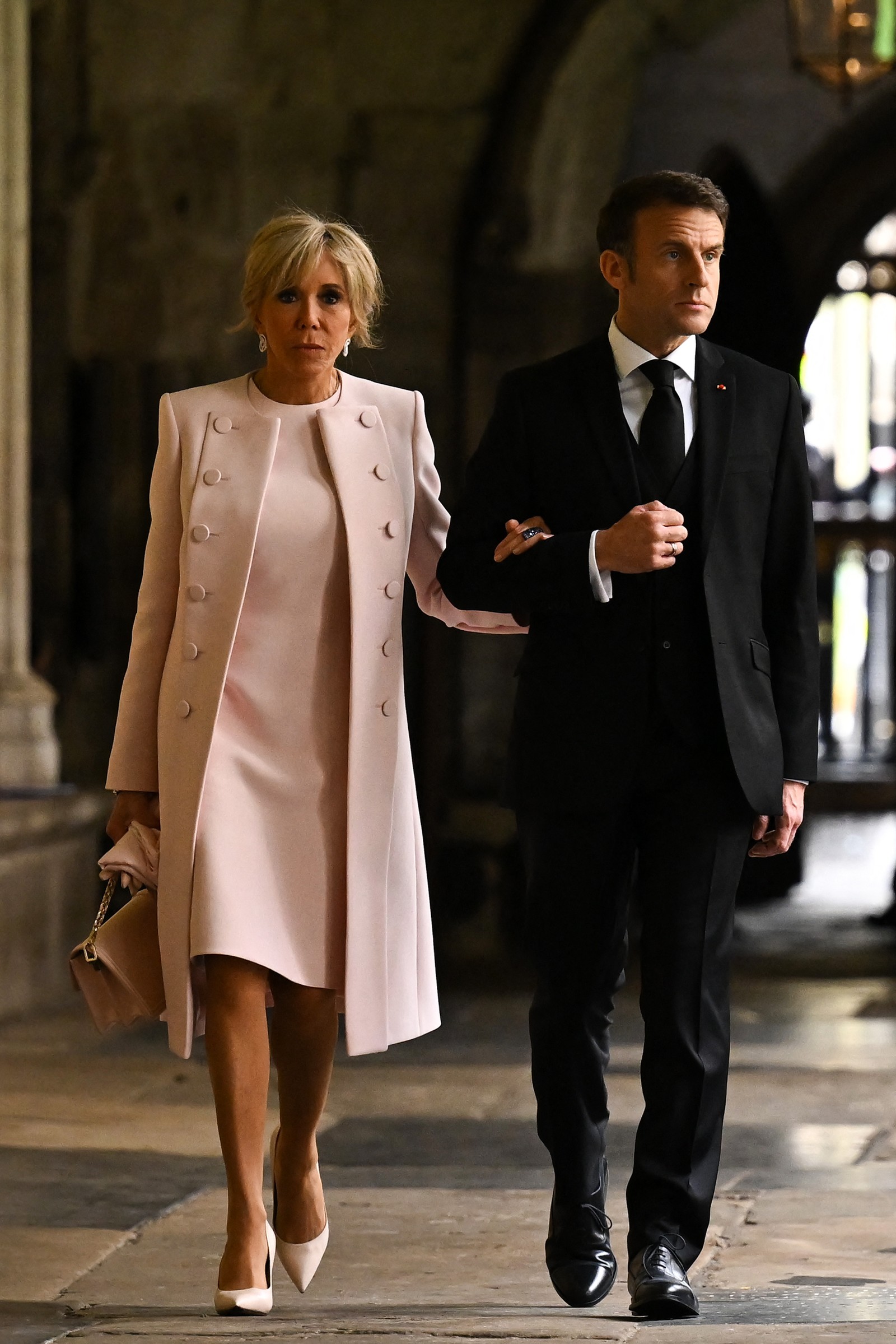 Brigitte Macron e Emmanuel Macron — Foto: Getty Images