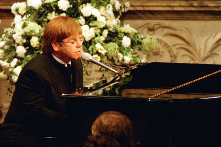 Elton John e Princesa Diana: Amizade, briga e a emocionante homenagem no funeral - Foto