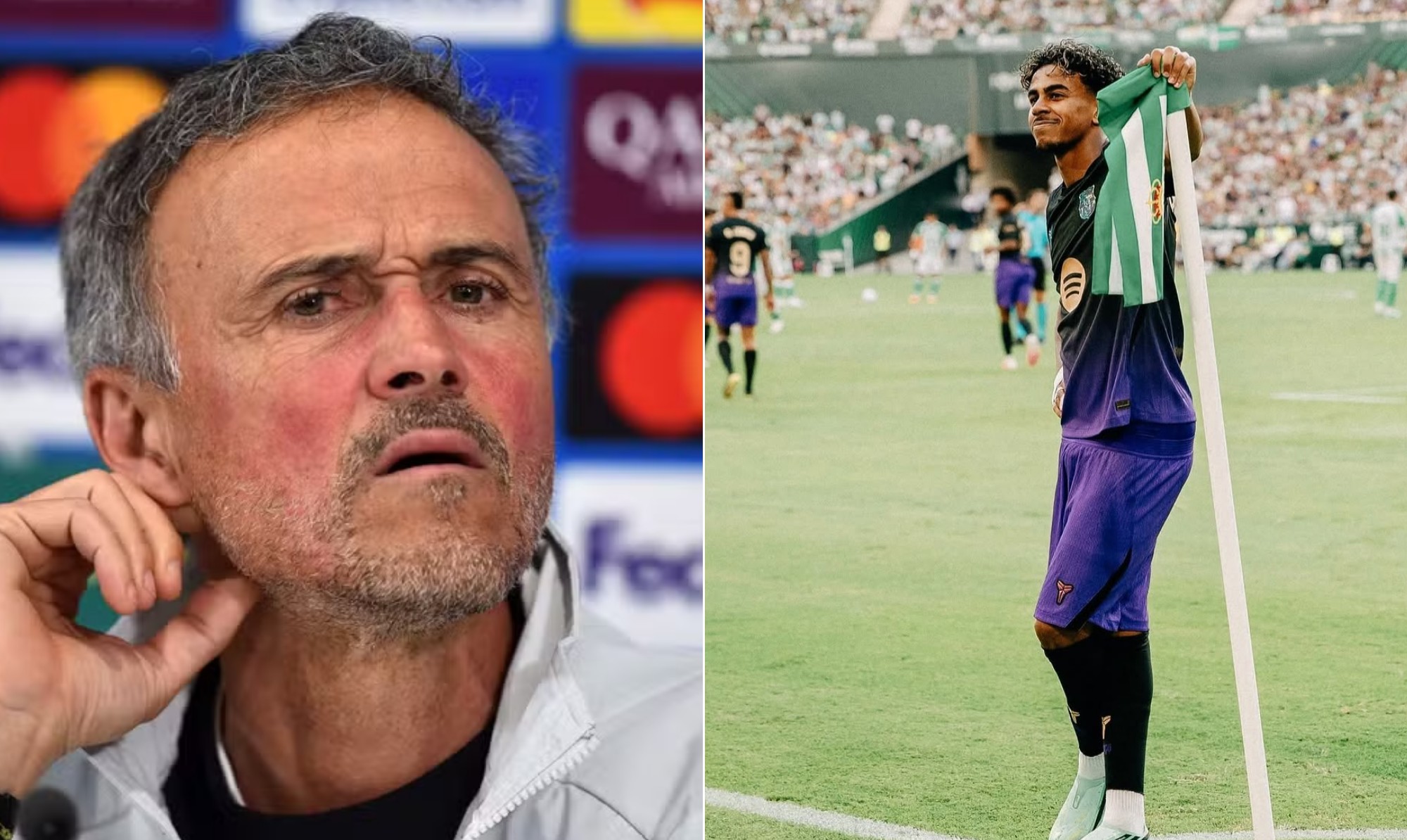 Em tom divertido, técnico do PSG revela estratégia para parar Yamal ...