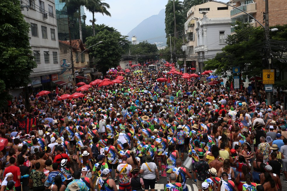 Desfile do Suvaco de Cristo em 2020, no Jardim Botânico — Foto: Fabiano Rocha / Agência O Globo