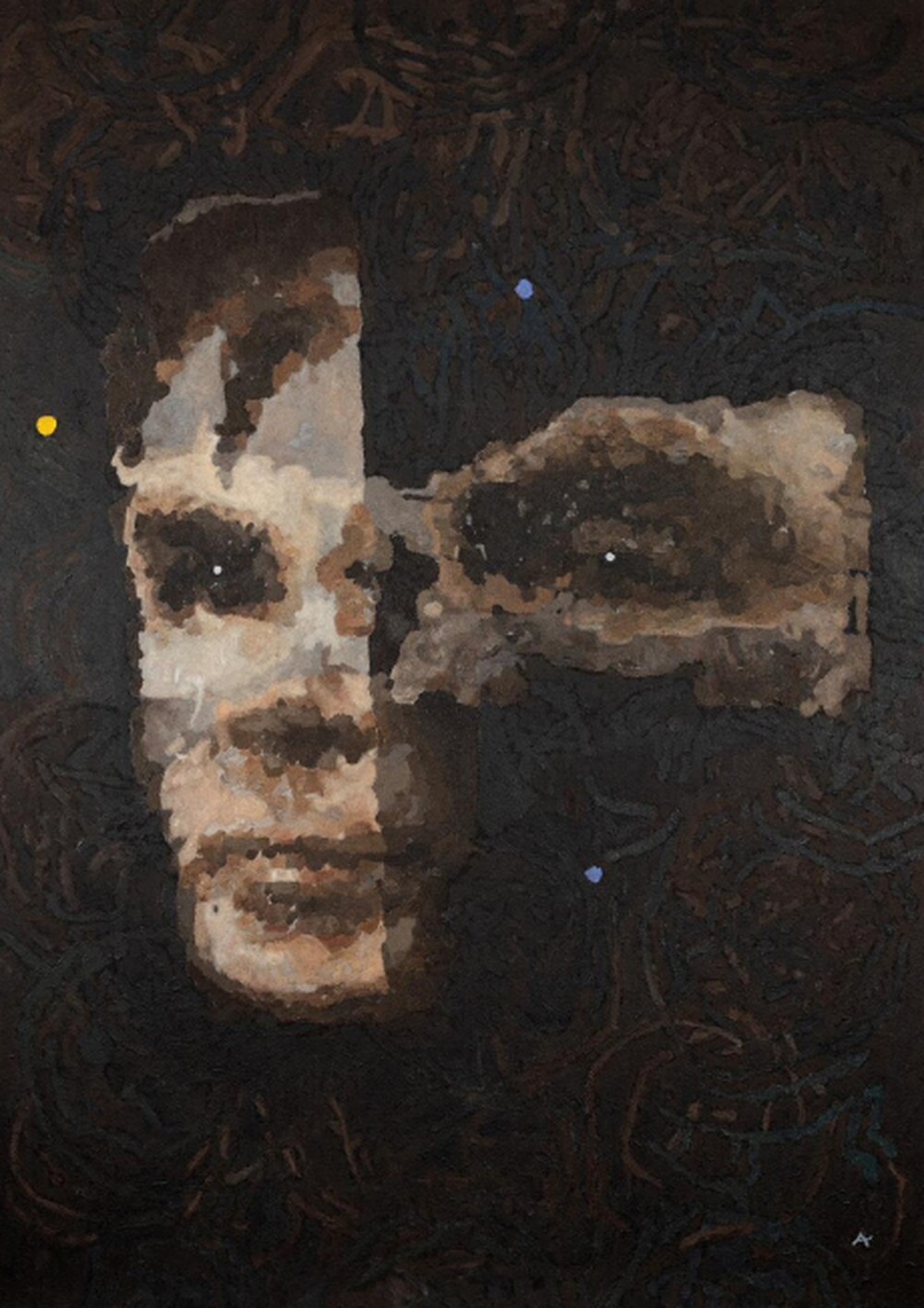 Retrato de Alan Turing criado pelo robô Ai-Da