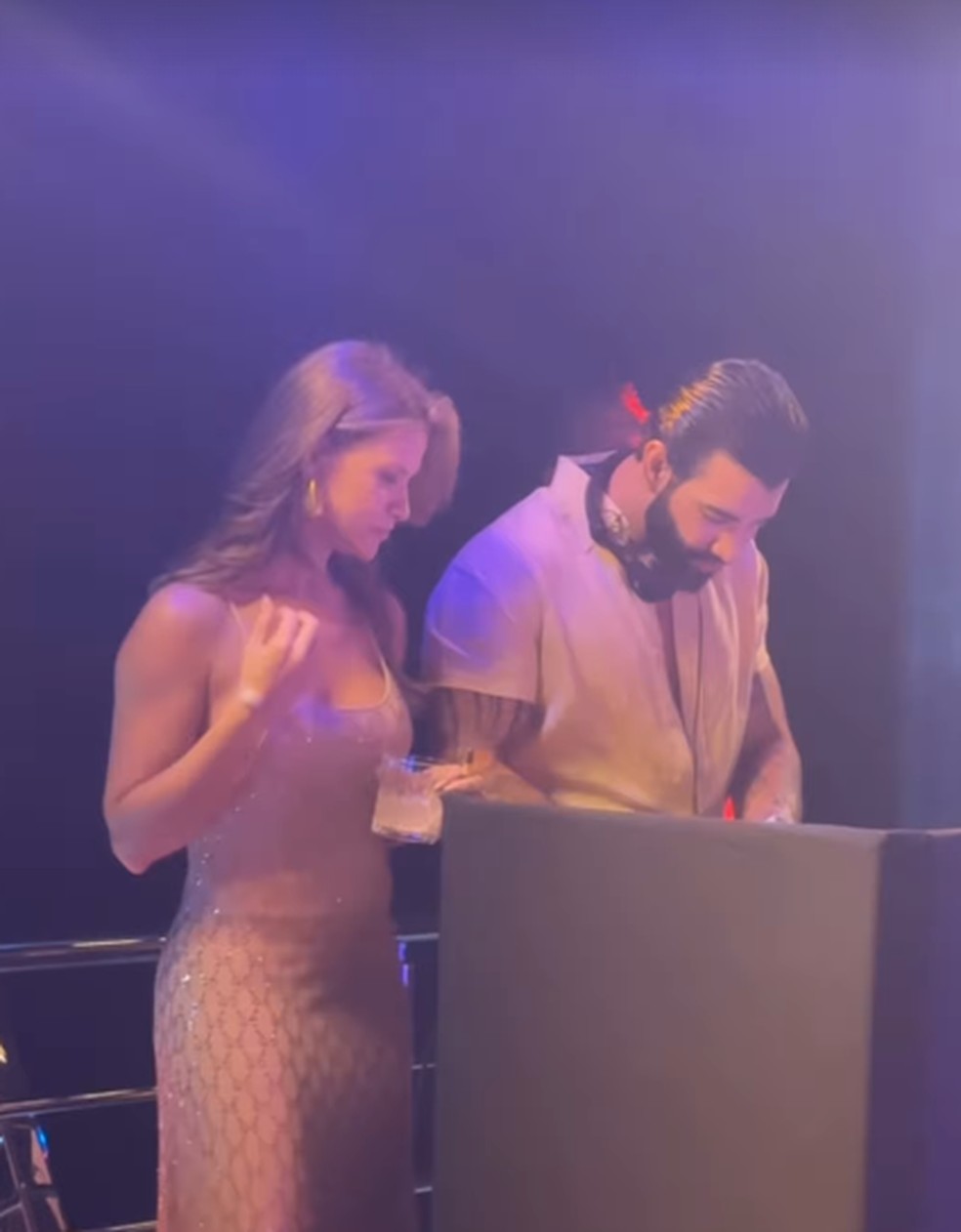 Gusttavo Lima e a mulher Andressa Suíta — Foto: Reprodução