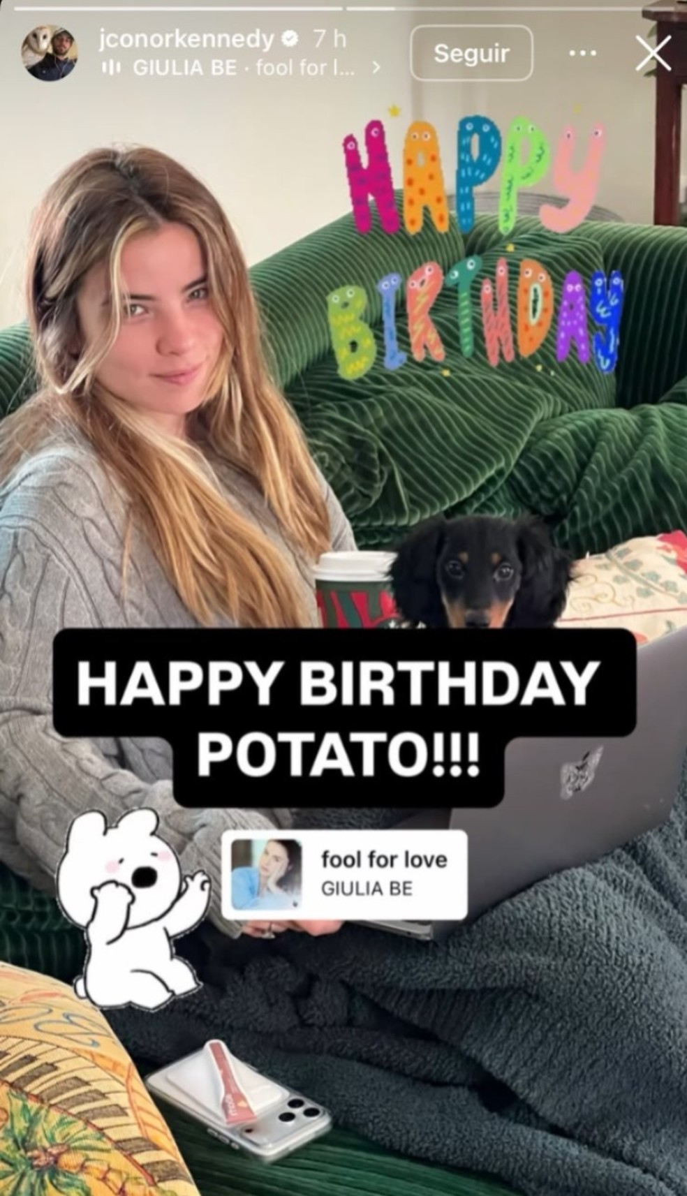 Ap&oacute;s ter pris&atilde;o decretada na R&uacute;ssia, marido de Giulia Be divulga guia para ingressar nas For&ccedil;as Armadas da Ucr&acirc;nia: 'Recomendo' &mdash; Foto: Reprodu&ccedil;&atilde;o/Instagram