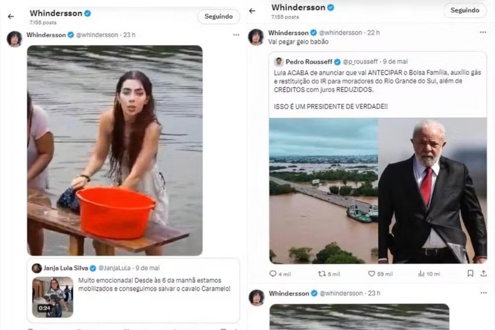 Post de Whindersson Nunes nas redes sociais  Foto: Reprodução Twitter