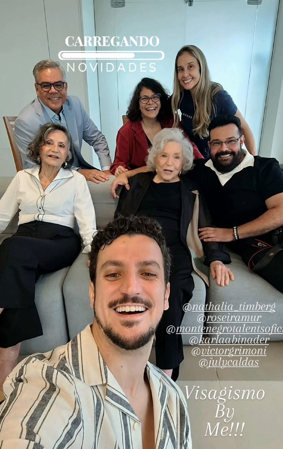 Bastidores — Foto: Reprodução/Instagram