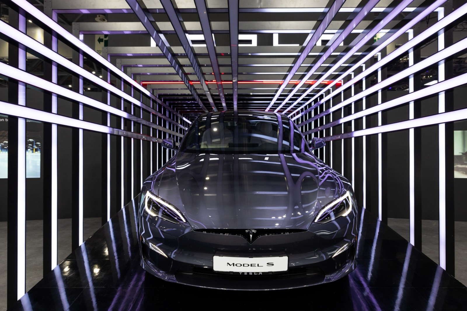 Modelo S da Tesla, um dos veículos de ponta da fabricante de veículos elétricos — Foto: Bloomberg