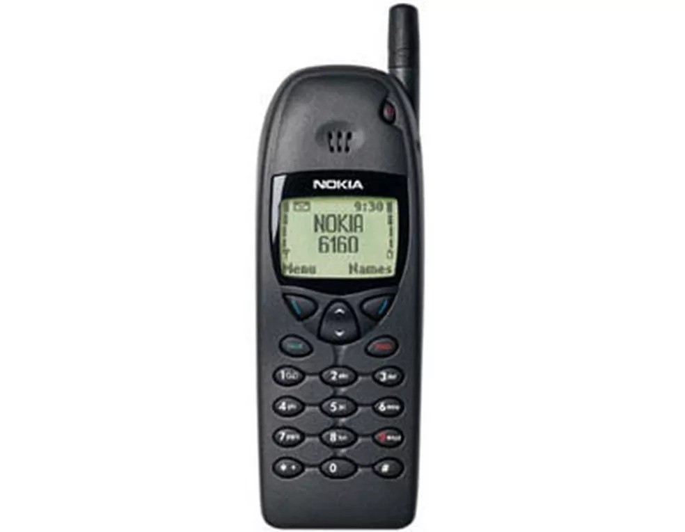 Modelo Nokia 6160 foi o mais vendido da marca na década de 90 — Foto: Reprodução