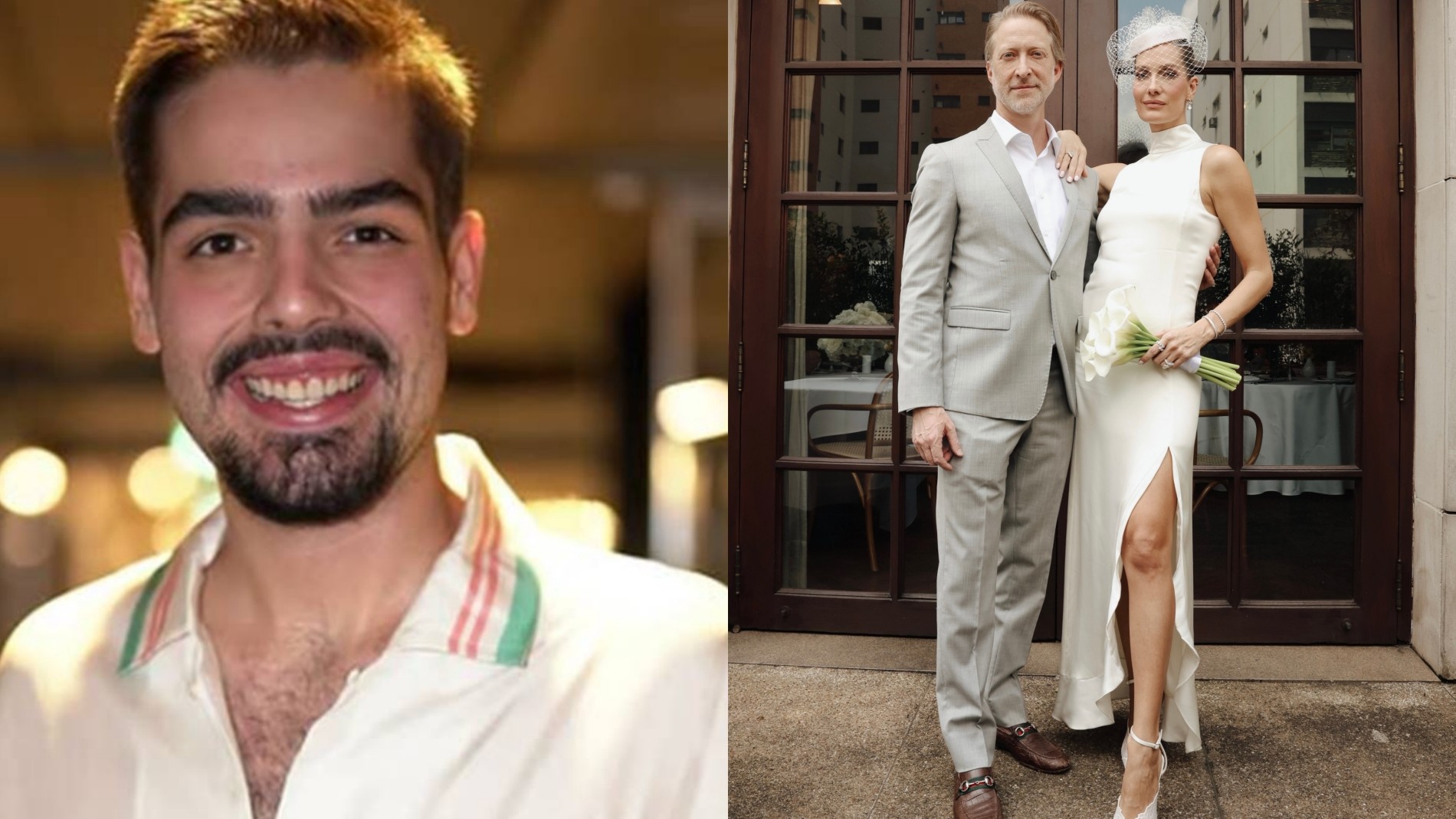 João Silva parabeniza ex Schynaider Moura após casamento