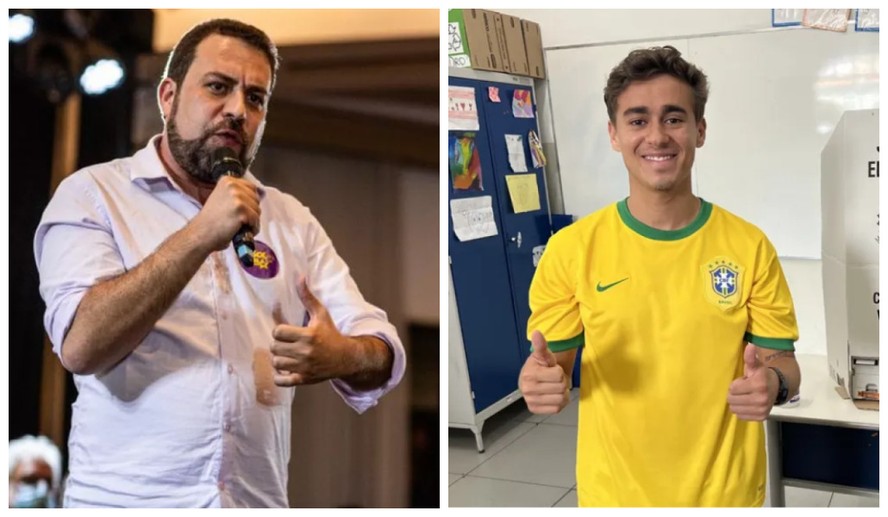 Guilherme Boulos e Nikolas Ferreira
