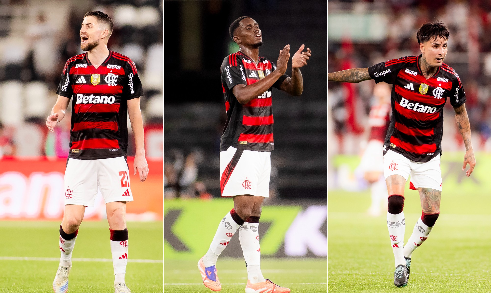 Elogios a Evertton Araújo, retorno de Pulgar, ausência de trio: concorrência aumenta entre volantes do Flamengo