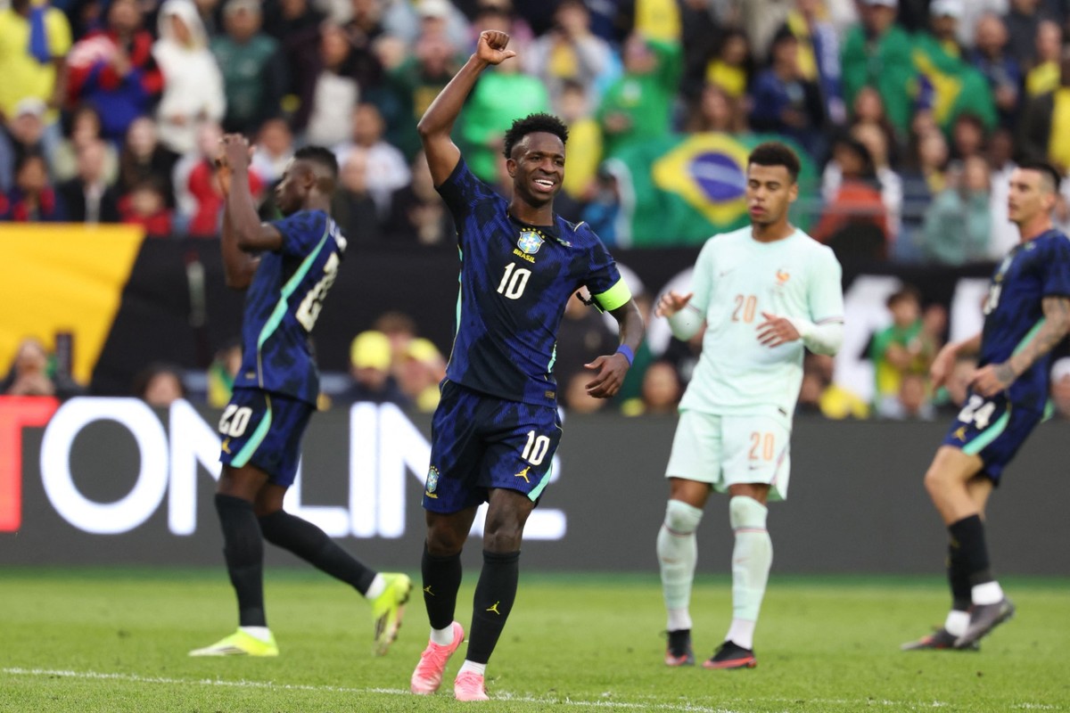 Vini Jr. é poupado de treino da seleção brasileira e vira dúvida contra a  Croácia