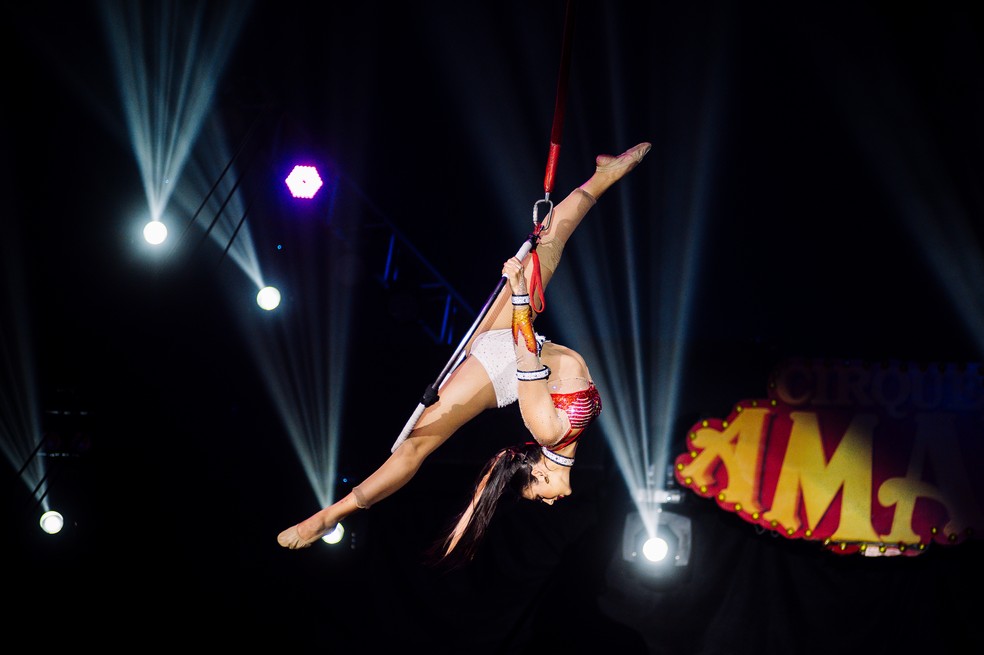 Número do Cirque Amar — Foto: Felipe Gomes