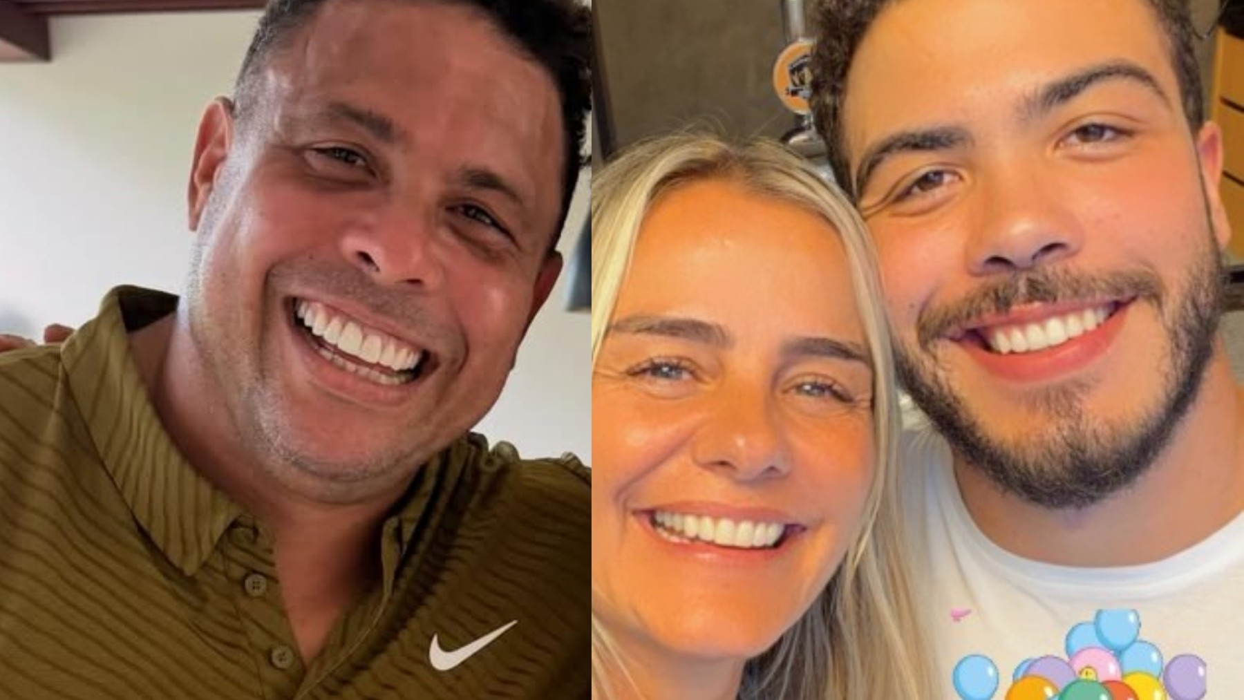 Filho de Milene Domingues e Ronaldo Fenômeno chama atenção por semelhança com o pai: 'A cara'