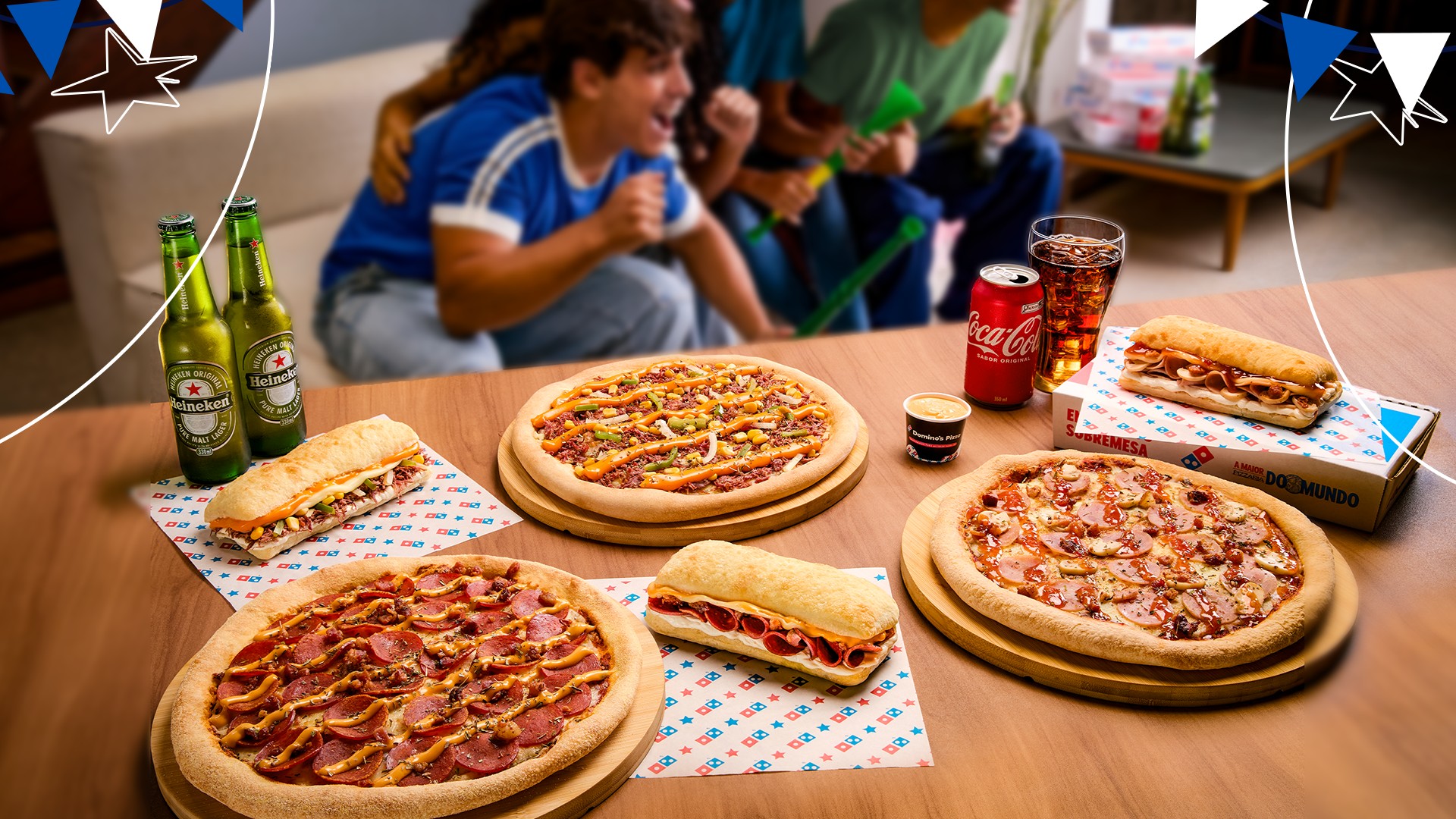 Copa do Mundo: Domino’s lança pizzas, sanduíches e combos inspirados nos países-sede do torneio