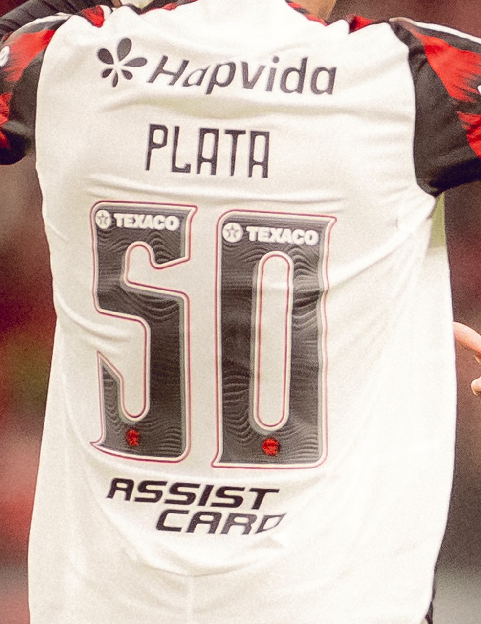 Patrocínios nas costas da camisa do Flamengo — Foto: Adriano Fontes/Flamengo