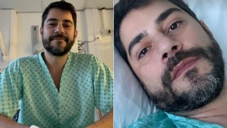 Evaristo Costa foi internado em janeiro por complicações da doença de Crohn, uma condição gastrointestinal crônica. O jornalista revelou que chegou a perder 22 quilos em três semanas por conta do problema — Foto: Reprodução/Instagram