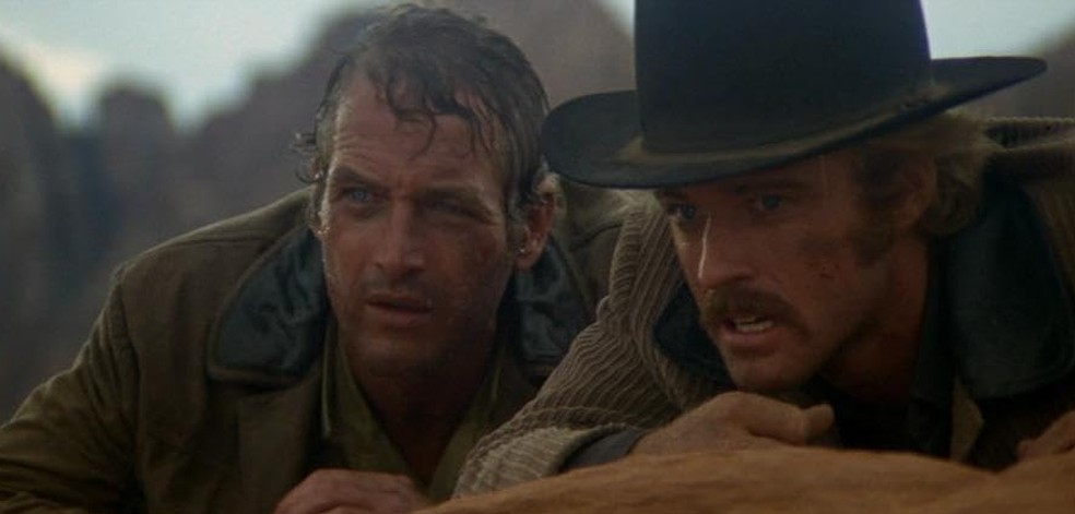 Paul Newman e Robert Redford em'Butch Cassidy' (1969) — Foto: Divulgação