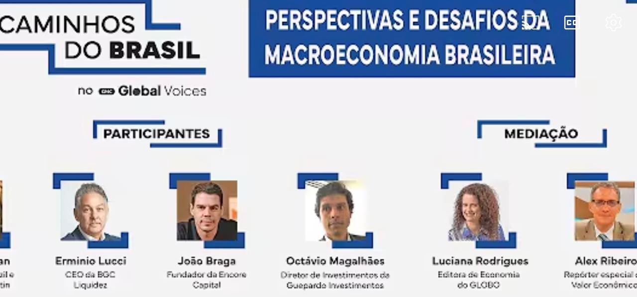 ‘Caminhos do Brasil’ discute desafios e perspectivas para a economia brasileira. Saiba como acompanhar