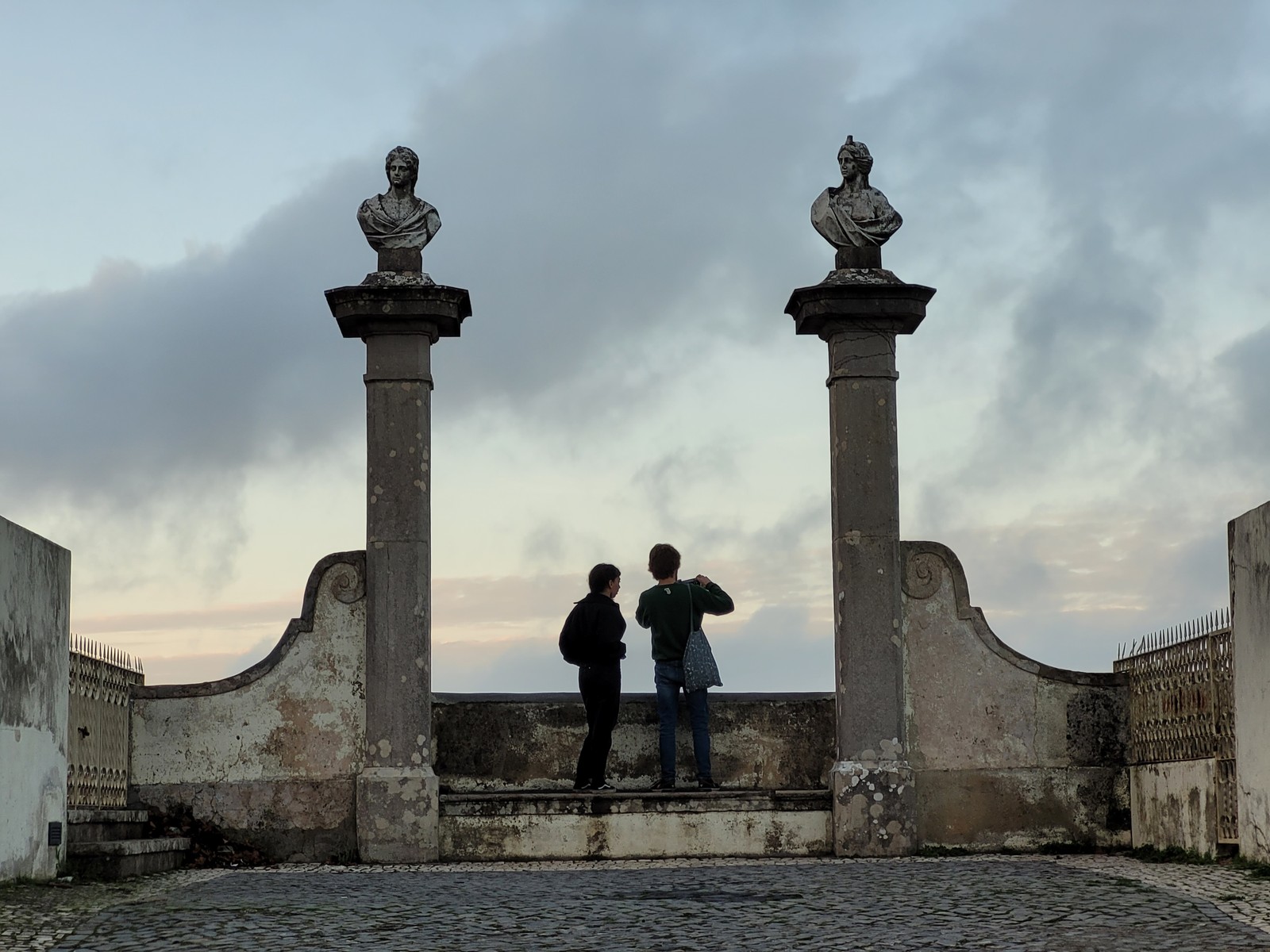 Mirante no Tivoli Palácio de Seteais, hotel de luxo que funciona num palácio do século XVIII em Sintra, nos arredores de Lisboa, Portugal — Foto: Eduardo Maia / O Globo