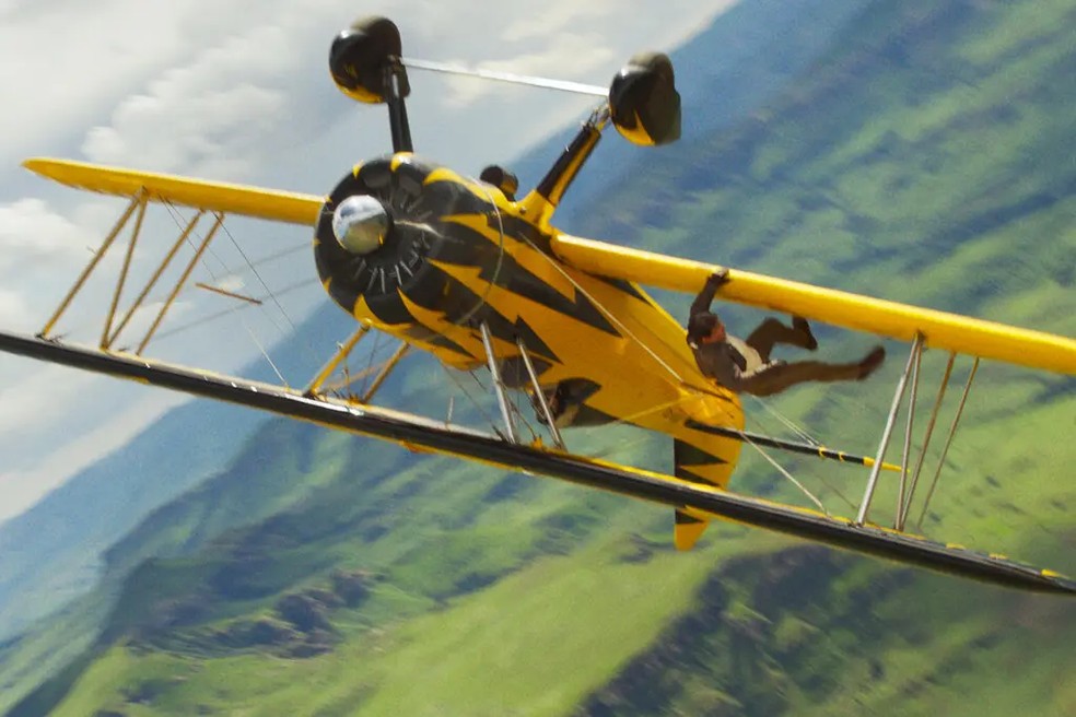 Tom Cruise em uma cena de “Missão: Impossível — O Julgamento Final” — Foto: Paramount Pictures