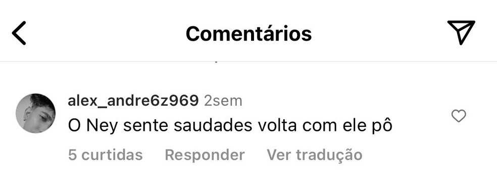 Comentários no post de Bruna Marquezine — Foto: Reprodução/Instagram