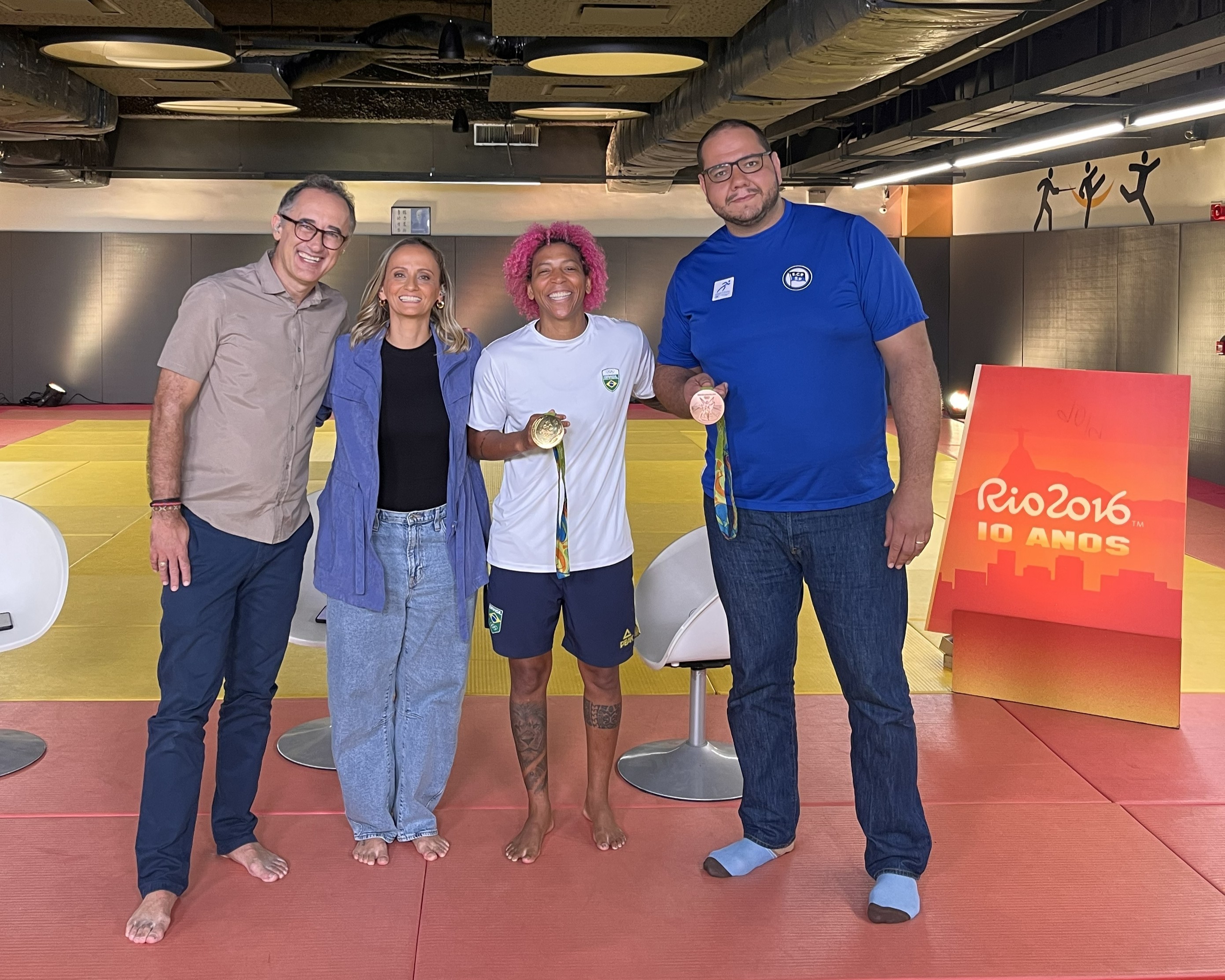 Medalhistas olímpicos Rafaela Silva e Rafael Silva vão participar do 