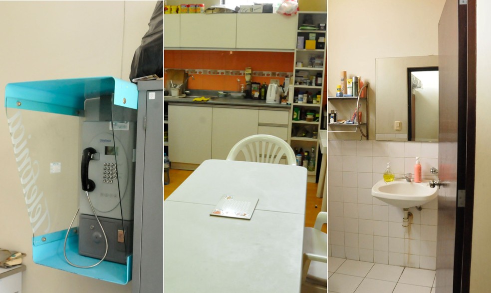 Ex-presidente Fujimori também tinha direito a cozinha mobiliada, banheiro privativo e acesso a telefone público — Foto: Cedidas/ El Comércio