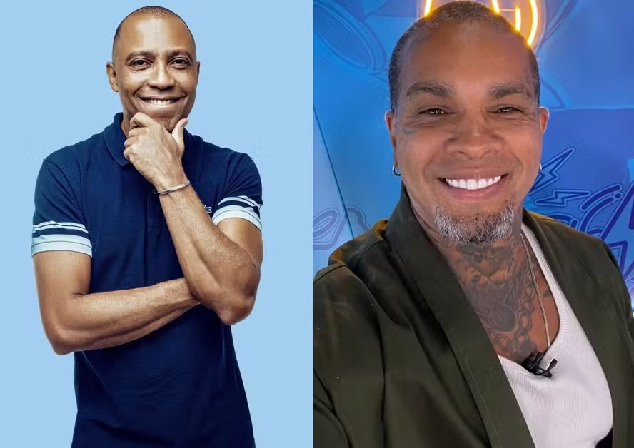 Salgadinho e Rodriguinho romperam a amizade de anos por causa do "BBB 24". Após o programa, o cantor admitiu que ficou "chateado" com o que o amigo falou sobre ele durante enquanto estava confinado— Foto: Reprodução/Instagram