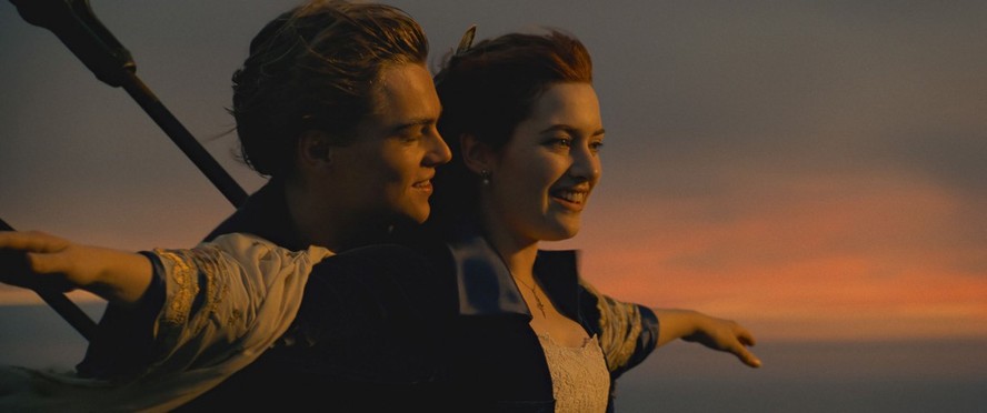 Cena de Titanic com Kate Winslet e Leo DiCaprio