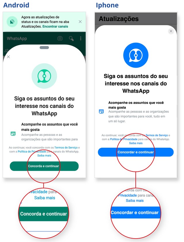 Canais do WhatsApp: saiba como seguir os canais no seu celular