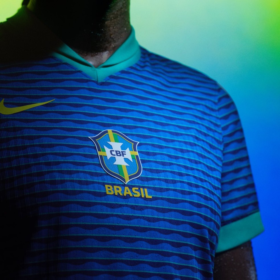 Camisa 2 da seleção brasileira — Foto: Divulgação/Nike