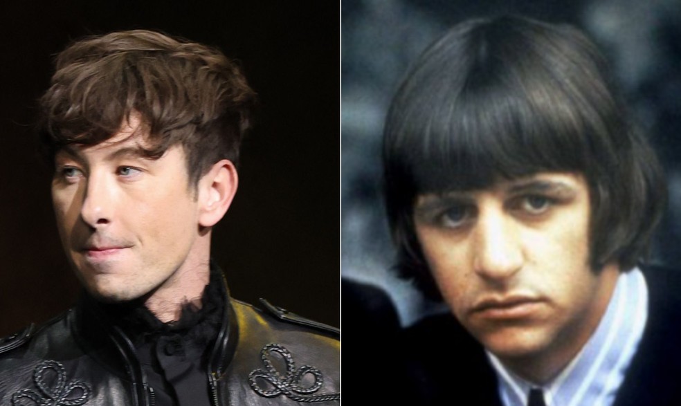 Barry Keoghan será Ringo Starr em cinebiografia dos Beatles — Foto: AFP e Arquivo