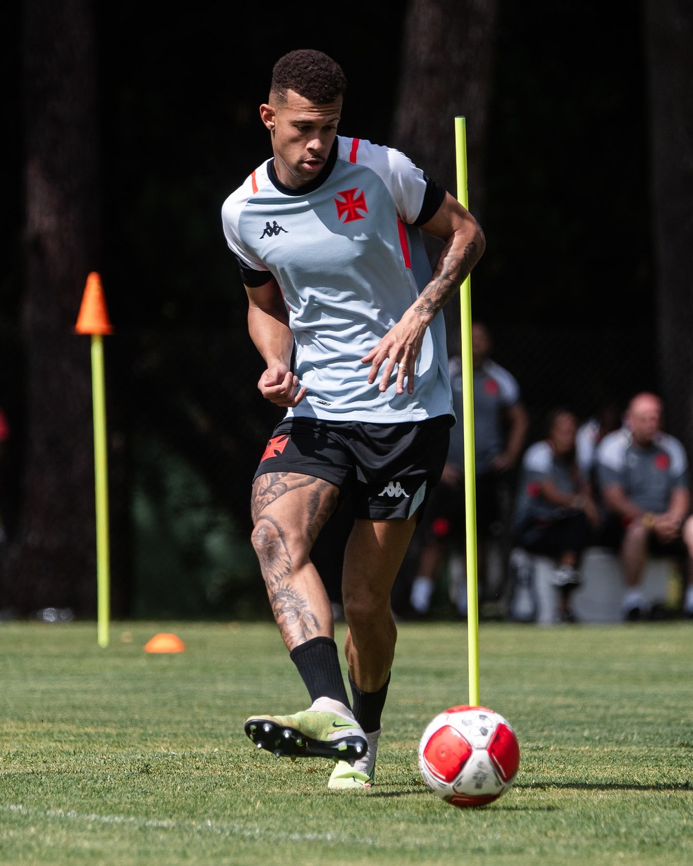 João Victor durante a pré-temporada do Vasco no Uruguai — Foto: Leandro Amorim/Vasco