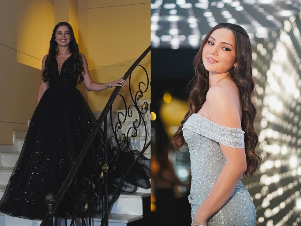 Olivia, filha de Flávia Alessandra, arrasa na festa de 15 anos com looks incríveis — Foto: Reprodução Instagram