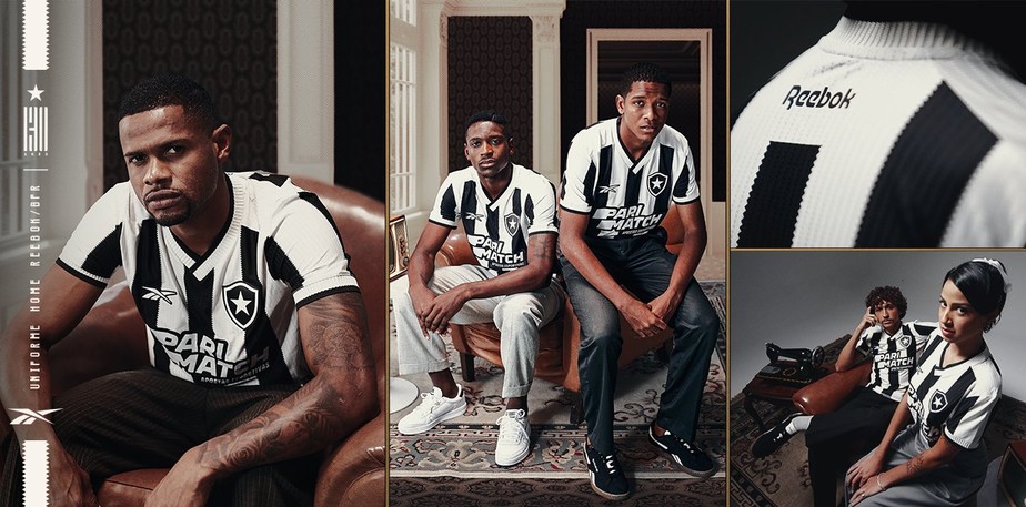 Botafogo lança uniforme de jogo número 1 para a temporada 2024/25; veja  fotos