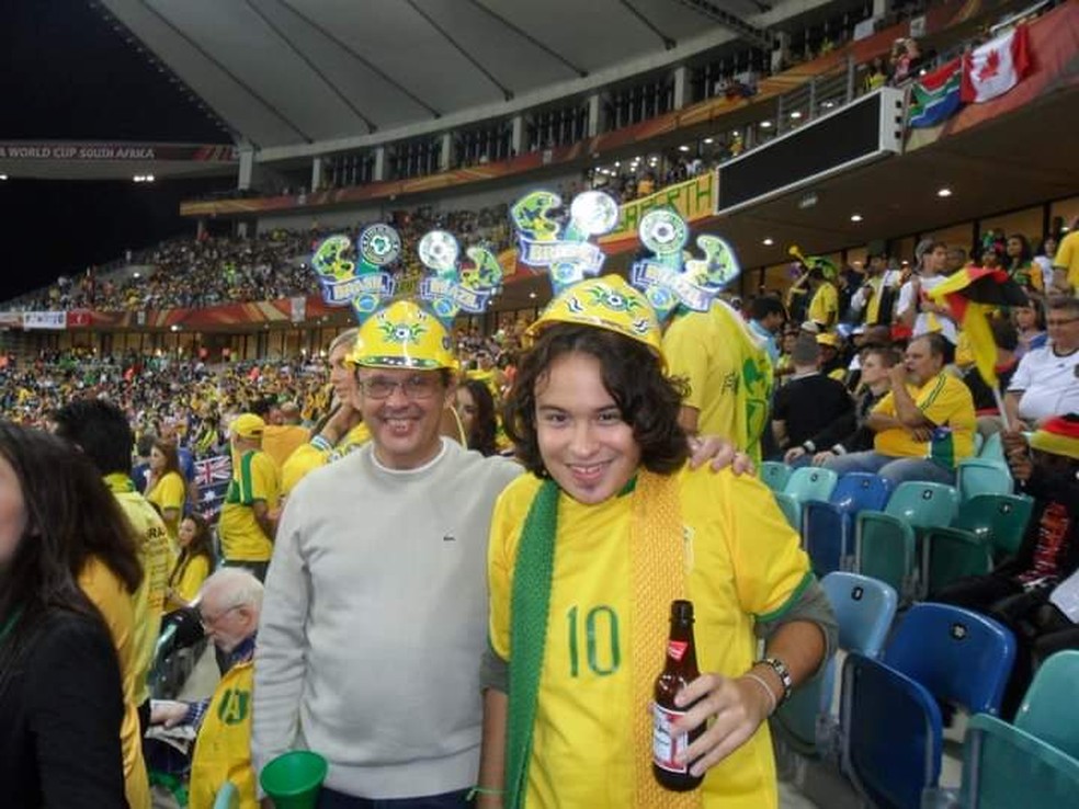 Viagem à Copa do Mundo da África — Foto: Arquivo pessoal