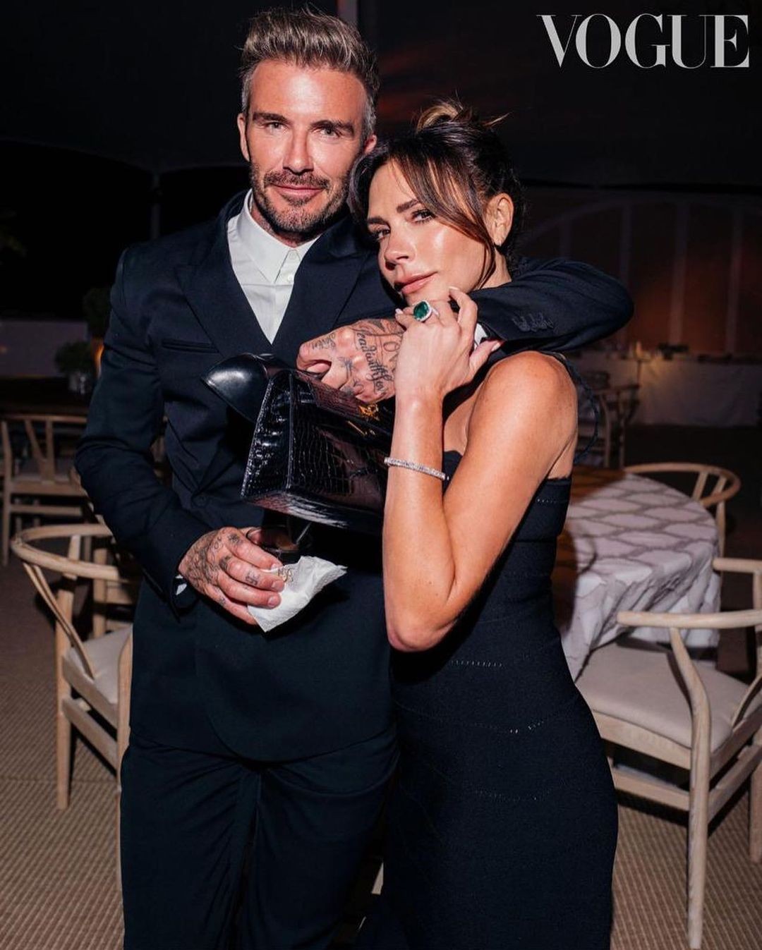 O relacionamento de David Beckham, de 48 anos, e Victoria, de 49, já dura mais de duas décadas — Foto: Reprodução/Instagram