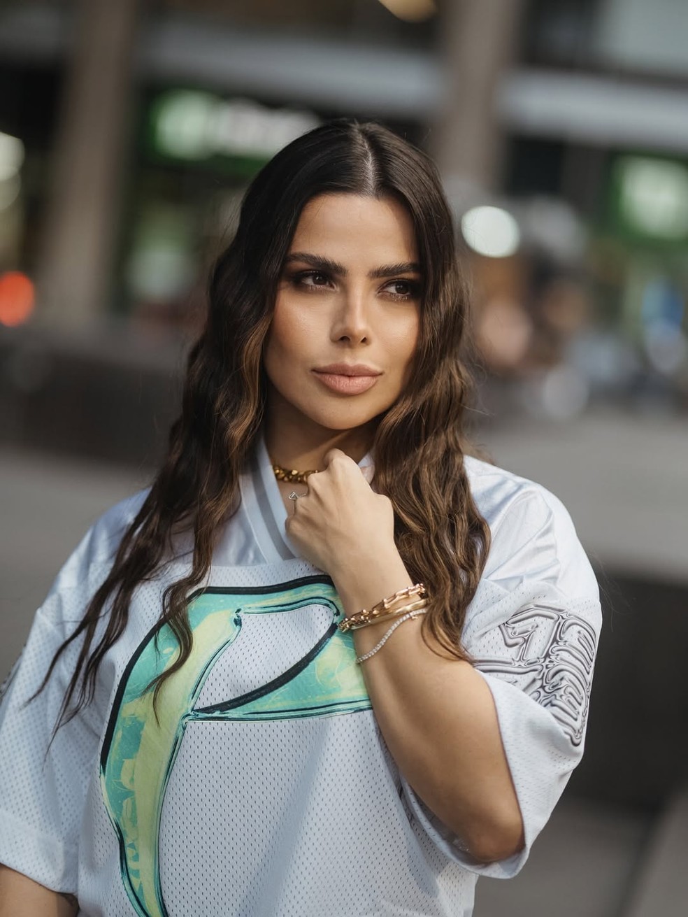 Vitória Telles une música e influência digital para mostrar quem é além do título de'mulher de jogador' — Foto: Reprodução Instagram