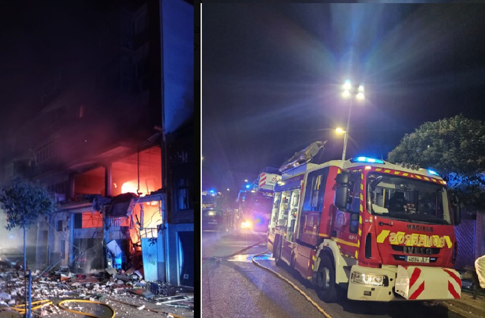 Explosão em prédio deixa um morto e 14 feridos na Espanha; vídeo