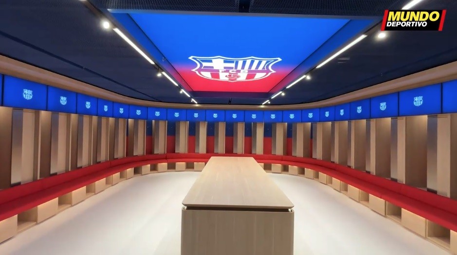 Novo vestiário do Barcelona no Camp Nou terá 2.600 m², com auditório, três piscinas e saunas; veja imagens