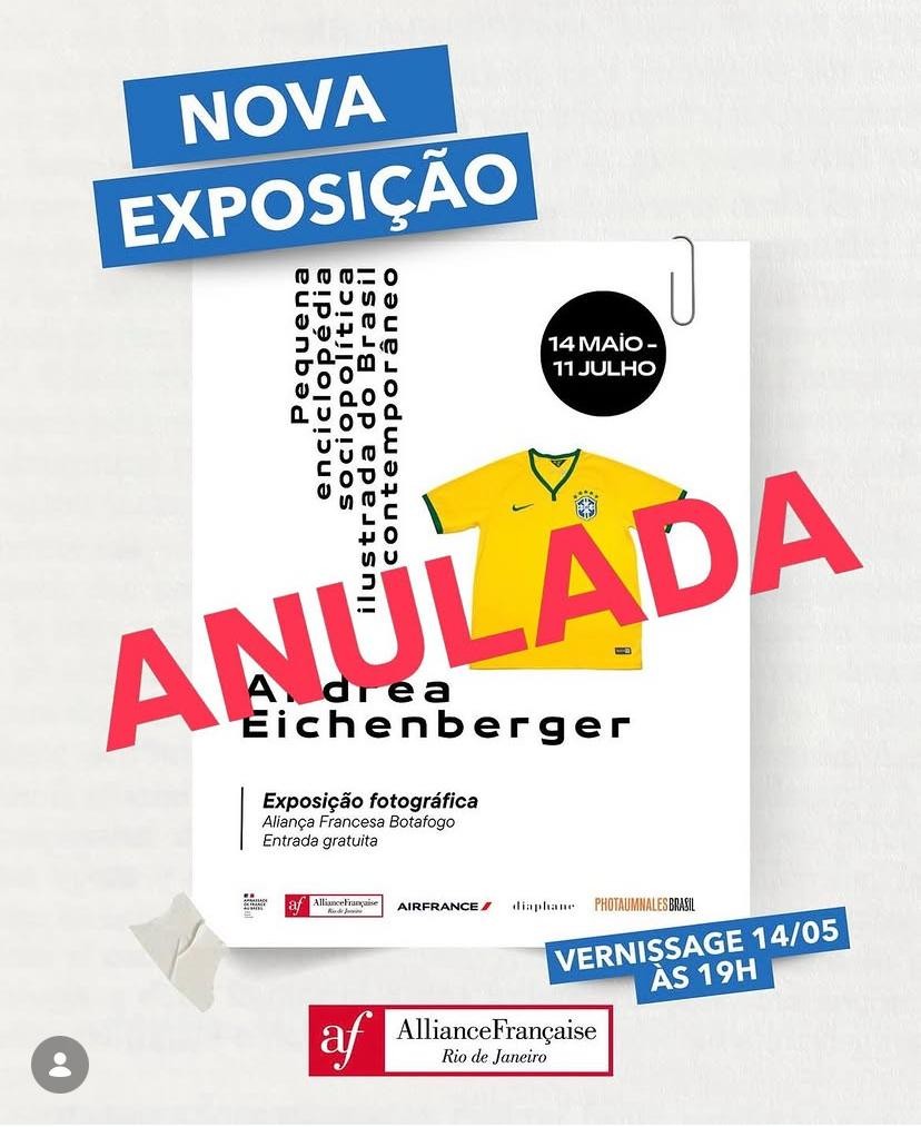 Exposição na Aliança Francesa é cancelada na véspera da abertura por conter 