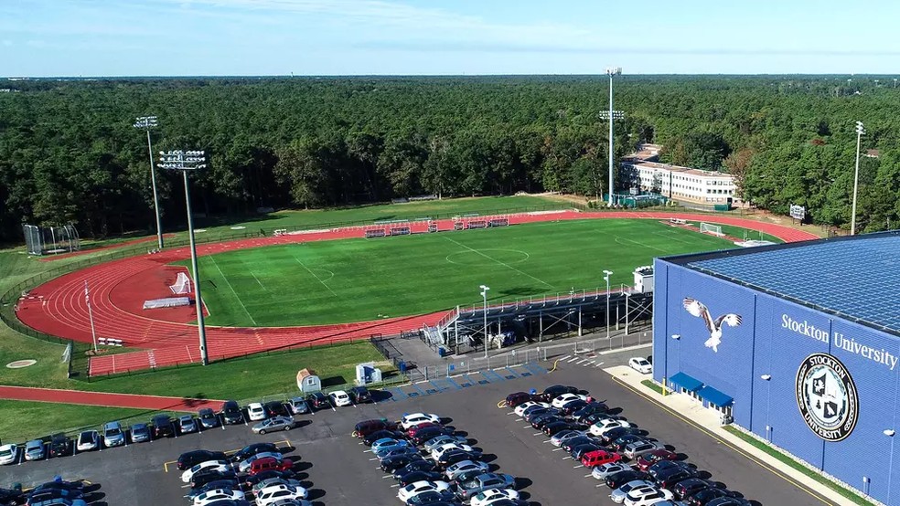 Flamengo treinará no complexo esportivo da Universidade de Stockton para o Mundial de Clubes — Foto: Reprodução